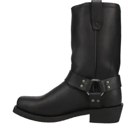 Dean Harness Square Toe Pull On Motorcycle Cowboy Boots