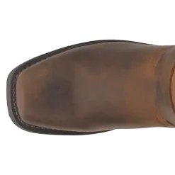 Dean Harness Square Toe Pull On Motorcycle Cowboy Boots