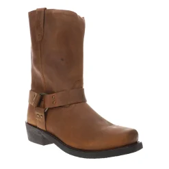 Dean Harness Square Toe Pull On Motorcycle Cowboy Boots