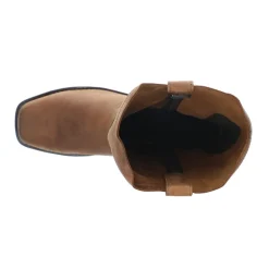 Dean Harness Square Toe Pull On Motorcycle Cowboy Boots