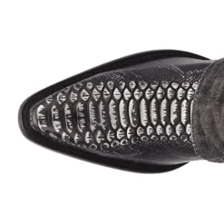 Denim Dream Snake Snip Toe Cowboy Booties