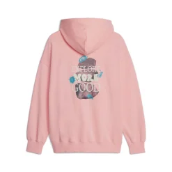 Downtown Oversized Graphic Pullover Hoodie