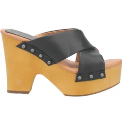Driftwood Studded Platform Sandals