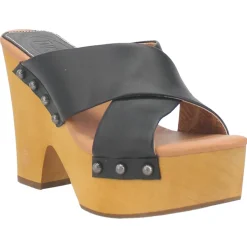 Driftwood Studded Platform Sandals