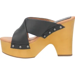 Driftwood Studded Platform Sandals