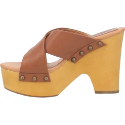 Driftwood Studded Platform Sandals