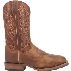 Dugan Embroidered Square Toe Cowboy Boots