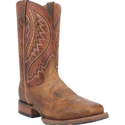 Dugan Embroidered Square Toe Cowboy Boots