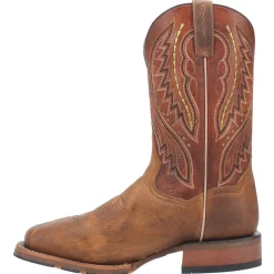 Dugan Embroidered Square Toe Cowboy Boots