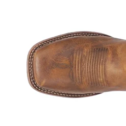 Dugan Embroidered Square Toe Cowboy Boots