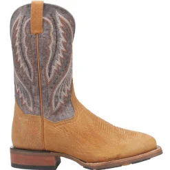 Dugan Embroidered Square Toe Cowboy Boots