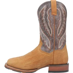 Dugan Embroidered Square Toe Cowboy Boots