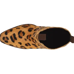 Dustt II Leopard Square Toe Pull On Booties