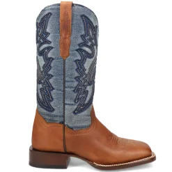 Ellie Embroidered Square Toe Cowboy Boots