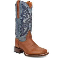 Ellie Embroidered Square Toe Cowboy Boots