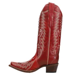 Embroidered And Studded Snip Toe Cowboy Boots