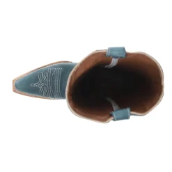 Embroidered Snip Toe Pull On Cowboy Boots