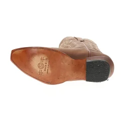 Embroidered Snip Toe Pull On Cowboy Boots