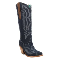 Embroidered Tall Pointed Toe Cowboy Boots