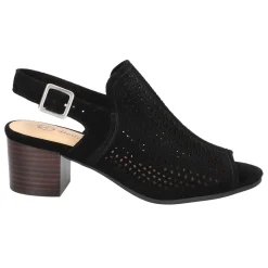 Emmalyn Cut-Out Block Heel Sandals