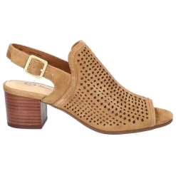 Emmalyn Cut-Outs Block Heel Sandals