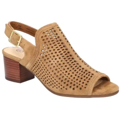 Emmalyn Cut-Outs Block Heel Sandals