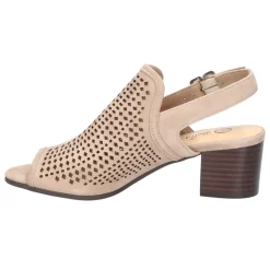 Emmalyn Cut-Outs Block Heel Sandals