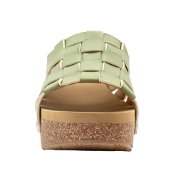 Enoki Studded Slide Wedge Sandals