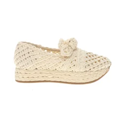 Espanola Raffia Platform Loafers
