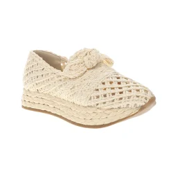 Espanola Raffia Platform Loafers
