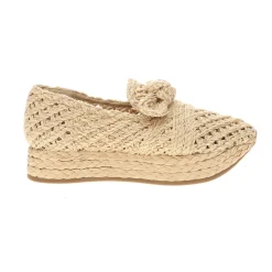 Espanola Raffia Platform Loafers