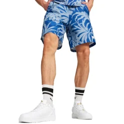 Essentials Palm Resort Graphic Woven 8 Inch Shorts