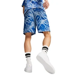 Essentials Palm Resort Graphic Woven 8 Inch Shorts