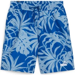 Essentials Palm Resort Graphic Woven 8 Inch Shorts