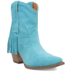 Fandango Fringe Snip Toe Pull On Cowboy Booties
