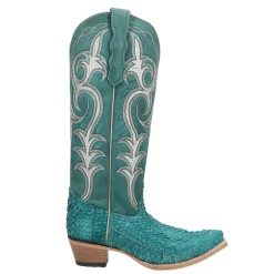 Fish Embroidered Snip Toe Cowboy Boots