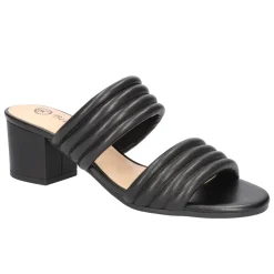 Georgette Block Heeled Sandals