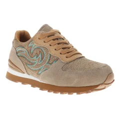Giddyup Embroidered Lace Up Sneakers