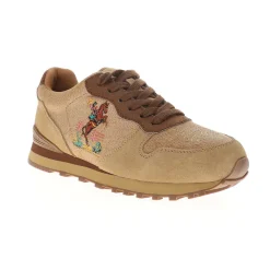 Giddyup Embroidered Lace Up Sneakers