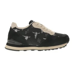 Giddyup Graphic Lace Up Sneakers