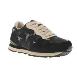 Giddyup Graphic Lace Up Sneakers