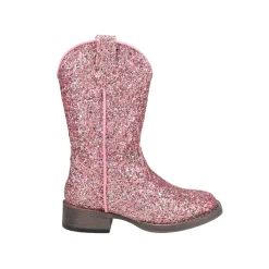 Glitter Galore Square Toe Cowboy Boots (Little Kid)