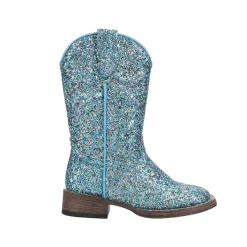 Glitter Galore Square Toe Cowboy Boots (Little Kid)
