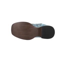 Glitter Galore Square Toe Cowboy Boots (Little Kid)