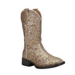 Glitter Galore Square Toe Cowboy Boots (Little Kid-Big Kid)