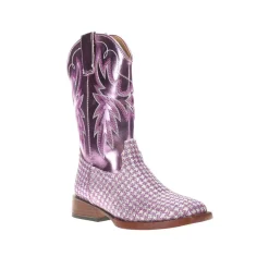 Glitter Gleam Round Toe Cowboy Boots (Little Kid-Big Kid)