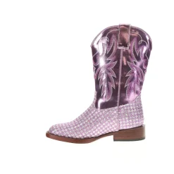 Glitter Gleam Round Toe Cowboy Boots (Little Kid-Big Kid)