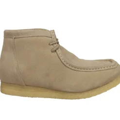 Gum Sticker Round Toe Chukka Boots