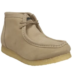 Gum Sticker Round Toe Chukka Boots