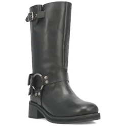 Harlee Round Toe Motorcycle Boots